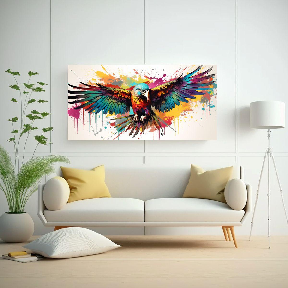Pinturas Decorativas Temáticas De Un Rainbow 120x60 Cm-2