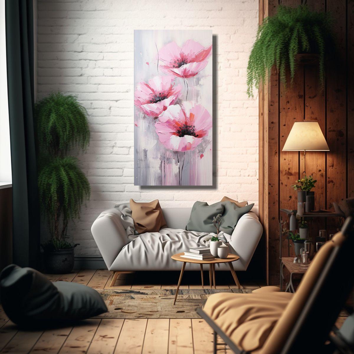 Pintura En Lienzo De Expresión Artística Motivo 70x140cm-2