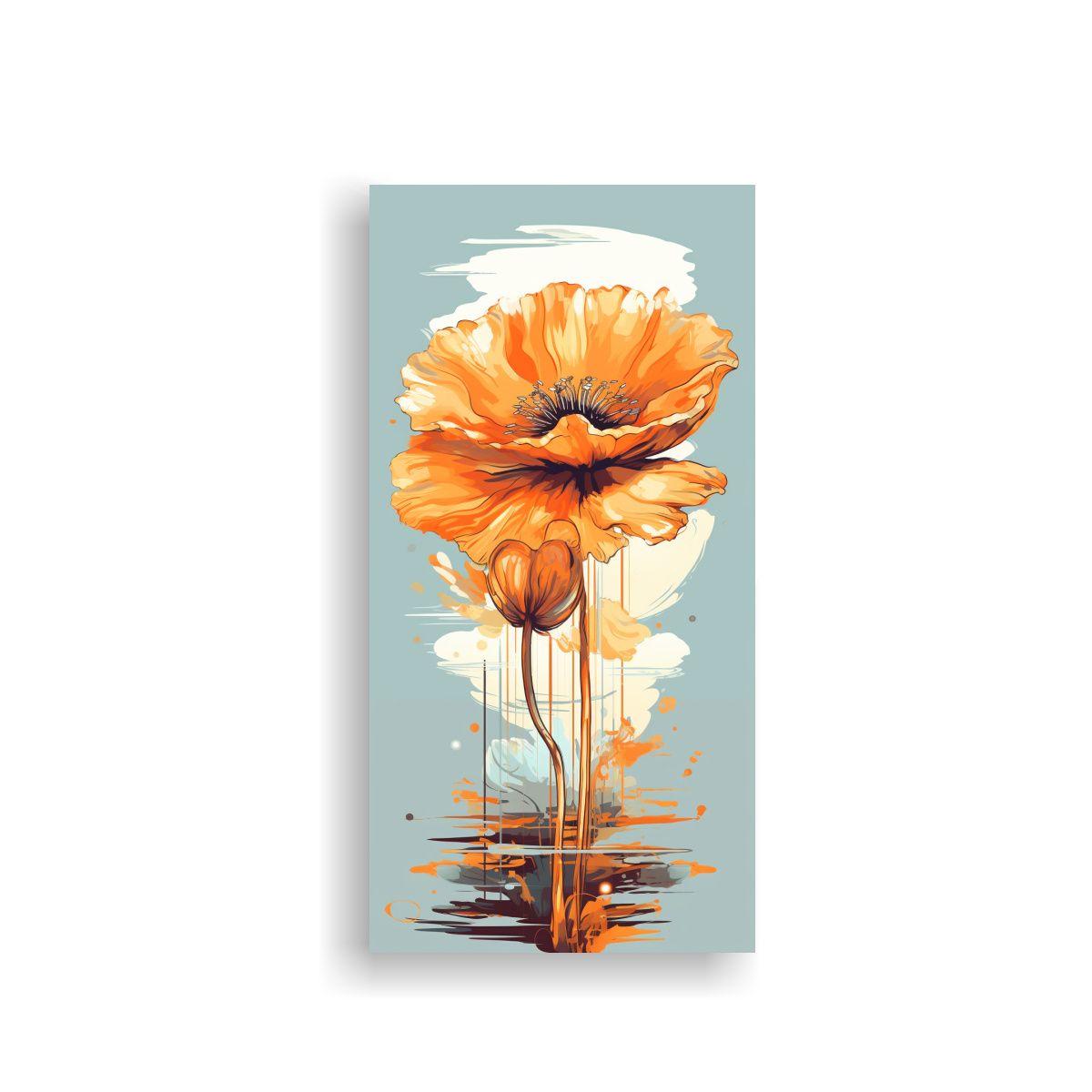 Cuadro Elegante Estilo Galería Juvenil De Lienzo 20x40cm-0