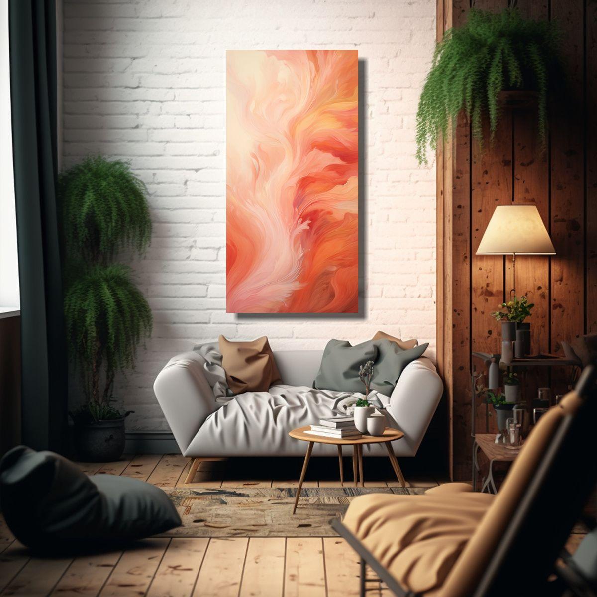 Cuadro Decorativo Abstracto Vientos Susurrantes 80x160cm-2