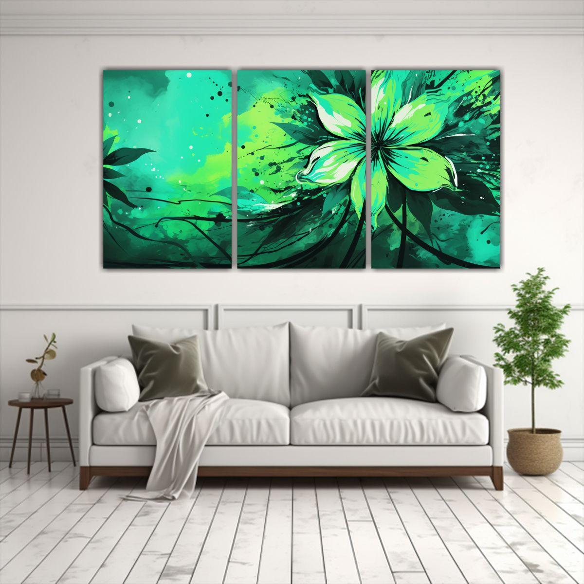 Pinturas Decorativas Estilo Neonoir De Colores 120x60 Cm-2