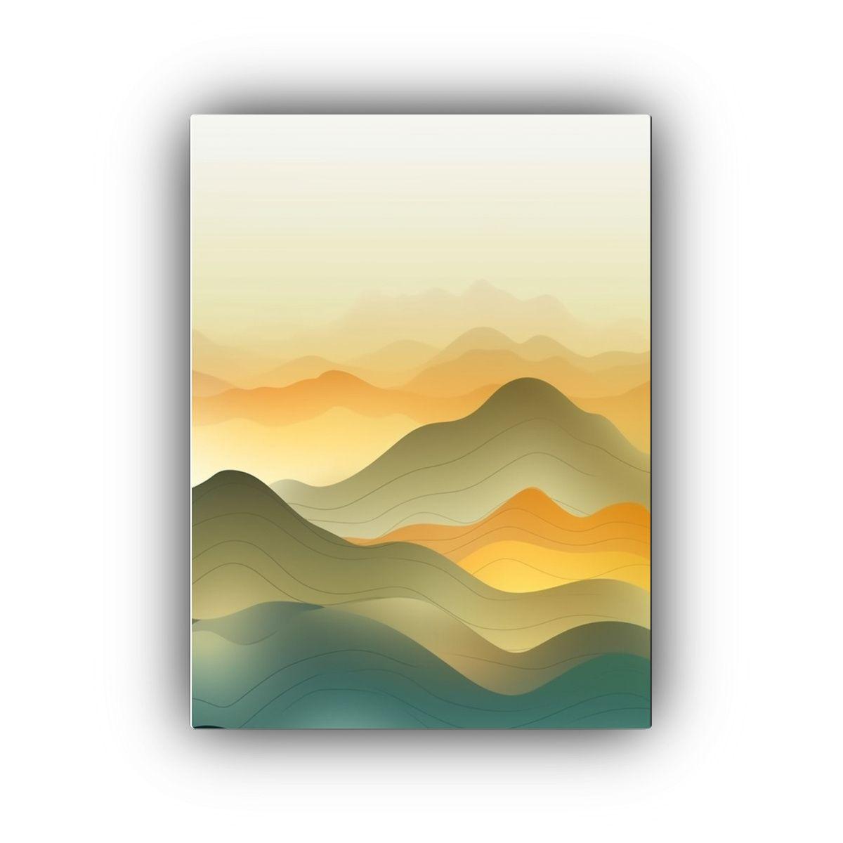 Pinturas Decorativas Con Textura Fresca Y Colores 80x120cm-0