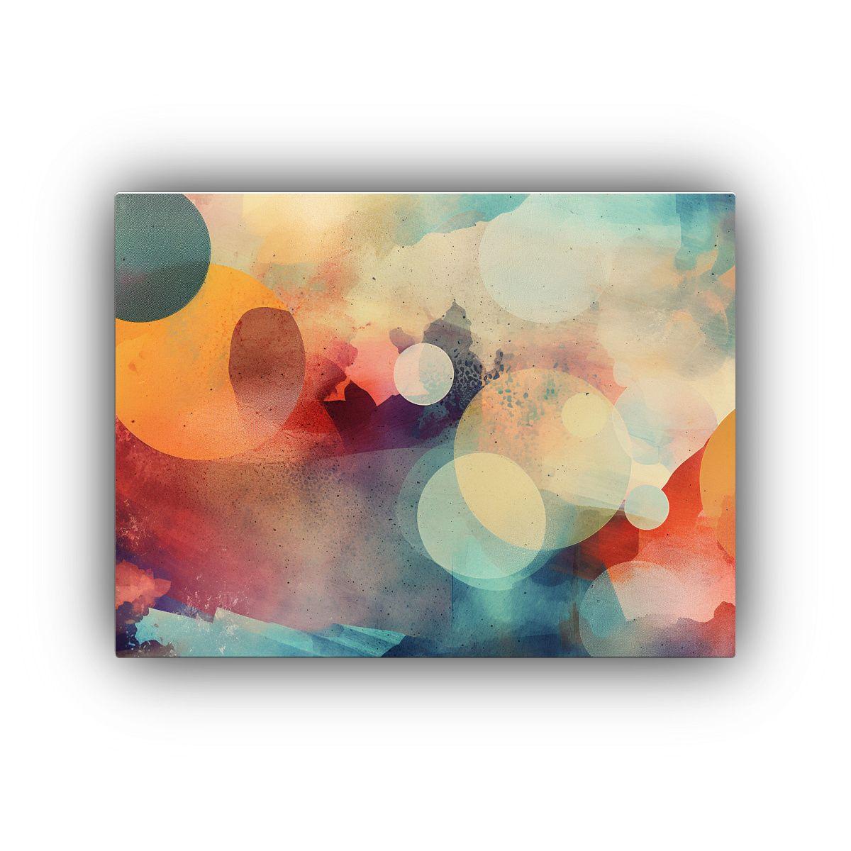 Fondo Abstracto Surrealista Con Combinación De Adornos De A 30x20cm-0
