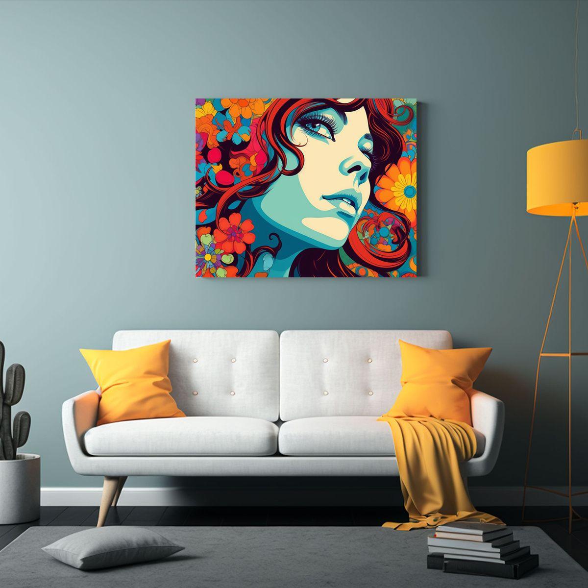 Pinturas Decorativas Pop Art De Ranitas 30x20cm-2