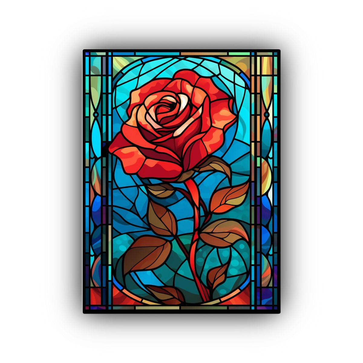 Pintura En Tela Composición Culturar Vidrieras 60x90cm-0