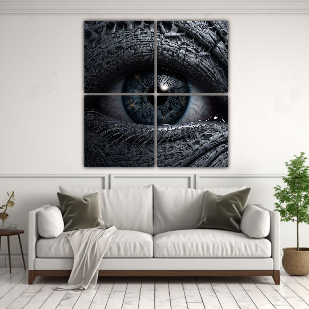 Pinturas Decorativas Góticas De 4 Lienzos 60x60 Cm-2