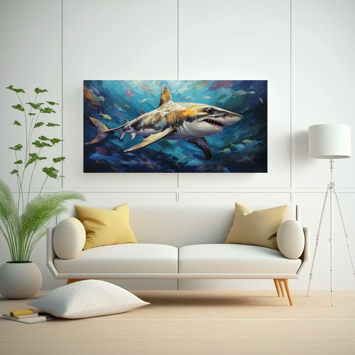 Venta Cuadro Decorativo Sala Estilo Pintura 100x50cm-2