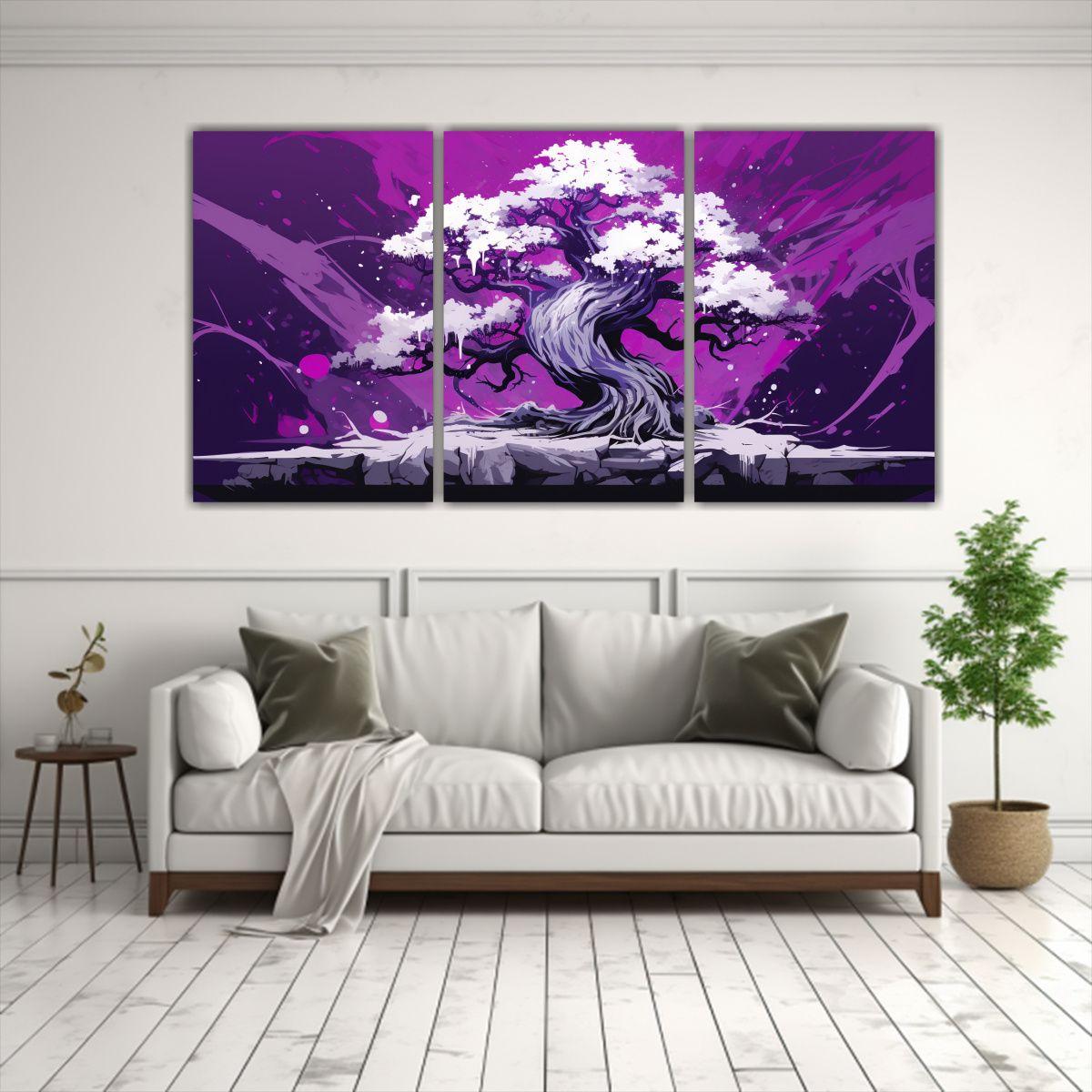 Pinturas De Decoración Tres Artes De Pared 150x75 Cm-2