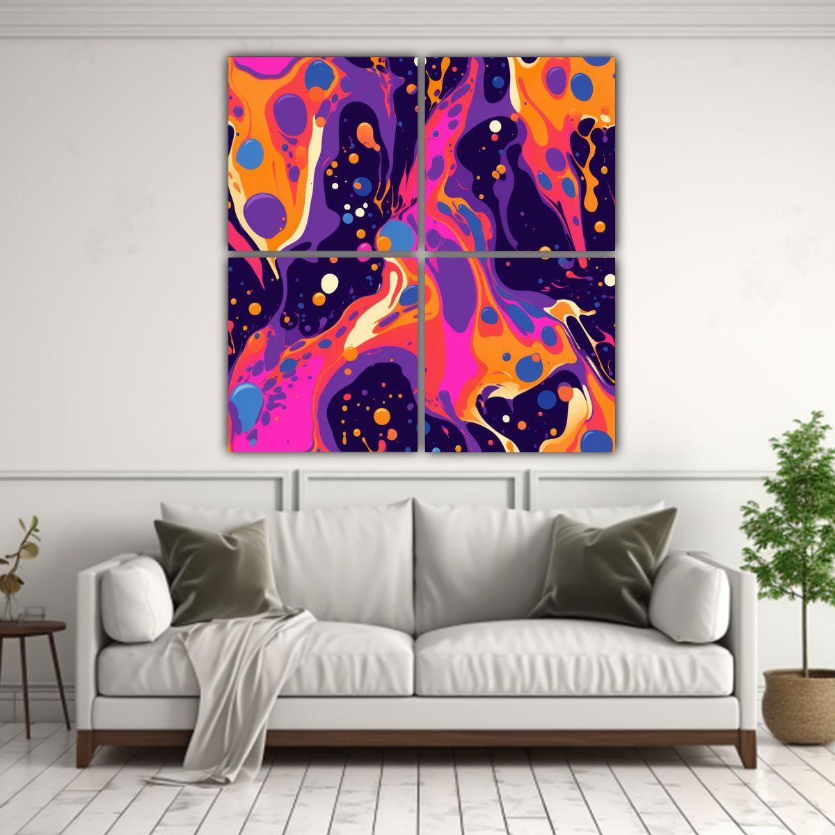 Cuadro Inspiración Naturaleza Viva Terazzo 60x60 Cm-2