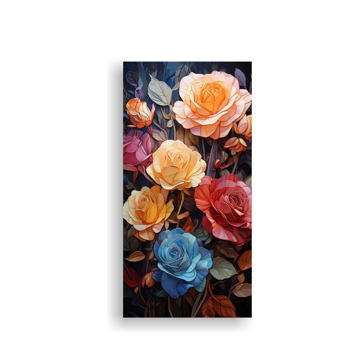Pinturas Decorativas Con Composición Equilibrada 40x80cm-0