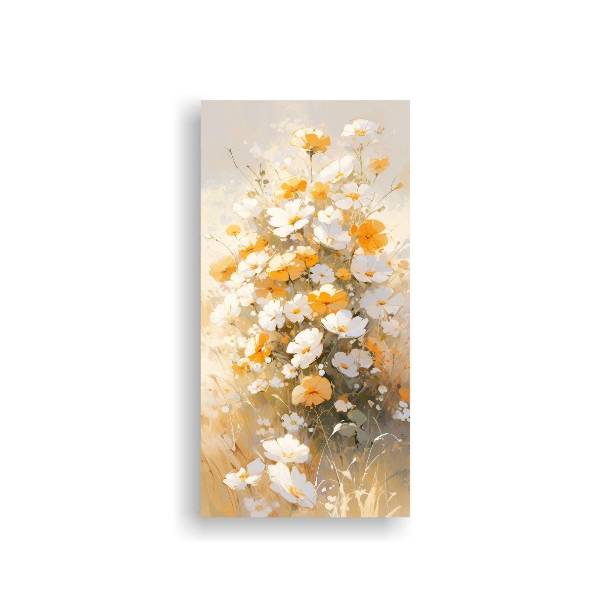Arte Vintage Originalidad Pintura De Flores 30x60cm-0