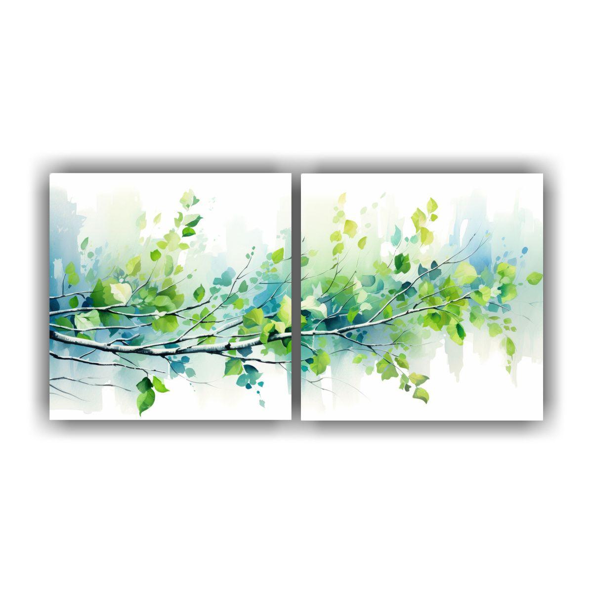 Pinturas Decorativas De Oficina: Composiciones 40x20 Cm-0