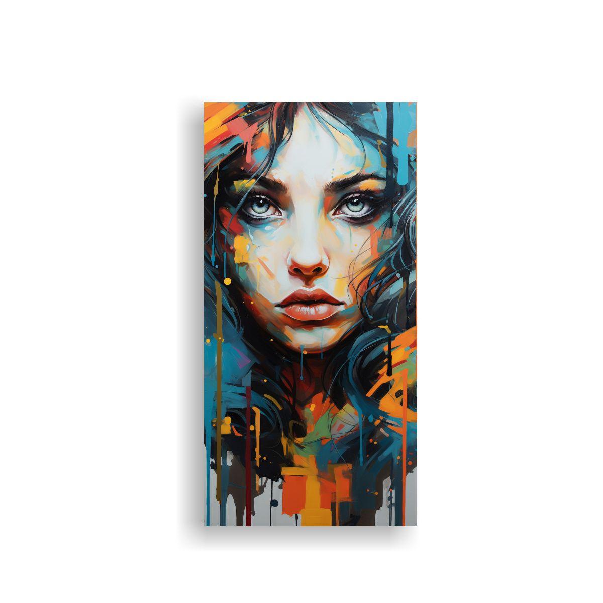 Arte De Pared Moderno Belleza Pintura En Lienzo 50x100cm-0