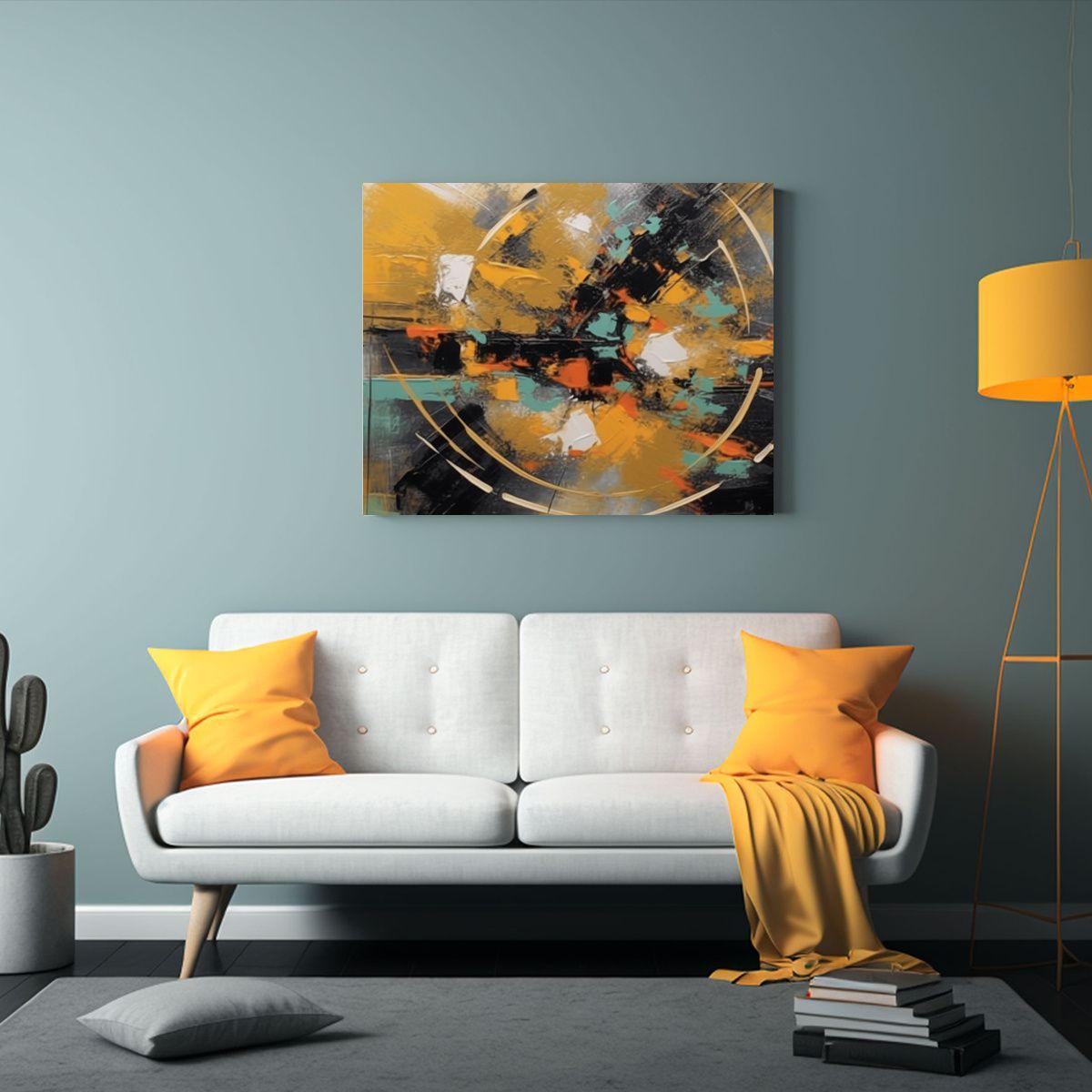 Cuadros Abstractos Para Dar Vida A Tu Espacio. 90x60cm-2