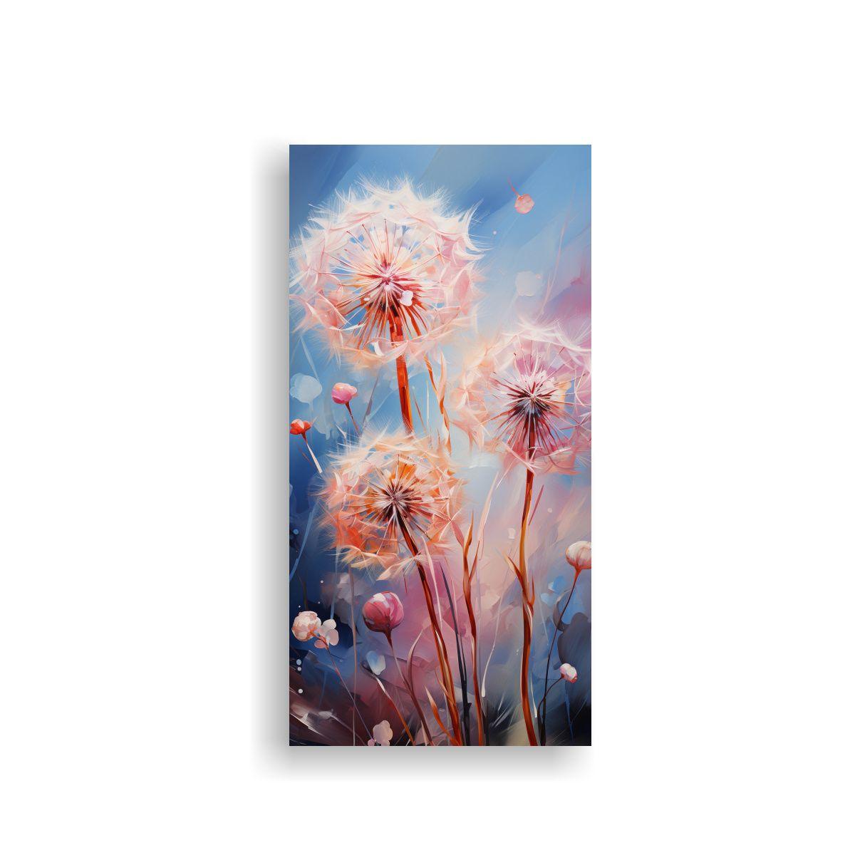 Cuadro Cuadro Temática Flores De Diente De León 60x120cm-0