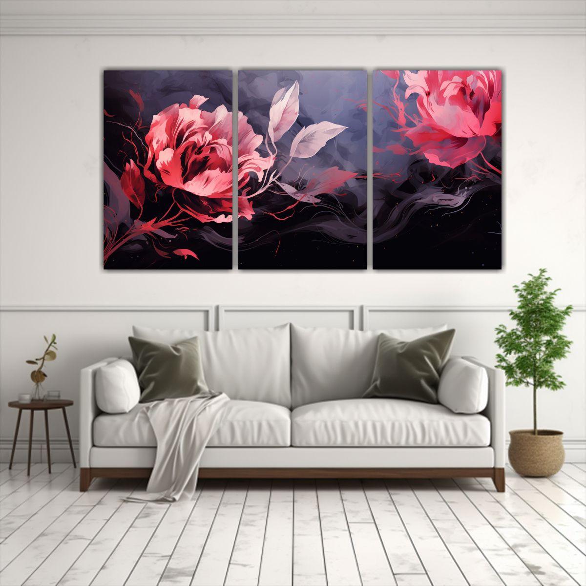 Conjunto 3 Artes Composición Luminosa Estilo 240x120 Cm-2