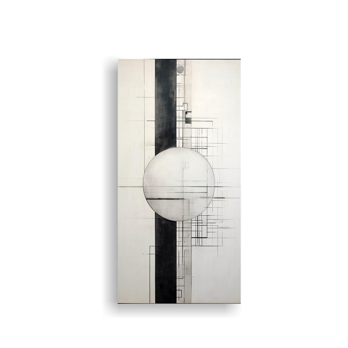 Arte De Pared Expresión Simple De HELL, Cuadrícu 80x160cm-0