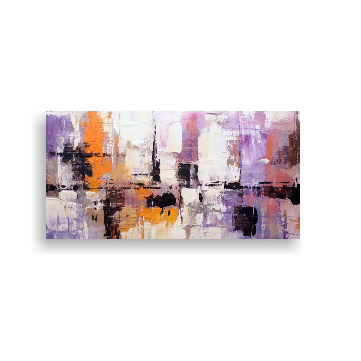 Pinturas Acrílicas Abstractas Estilo De Goteo. 140x70 Cm-0