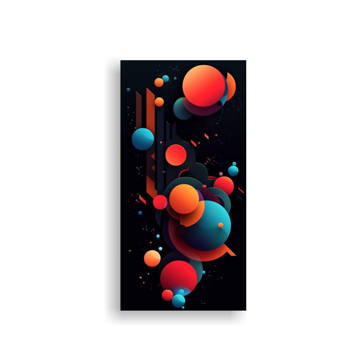 Pintura Decorativa De Lienzo Con Equilibrio 40x80cm-0