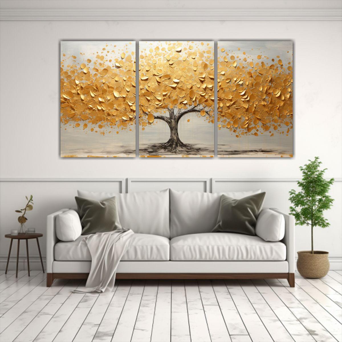 Cuadros Tela Sublimada Con Detalles Intrincados, 150x75 Cm-2