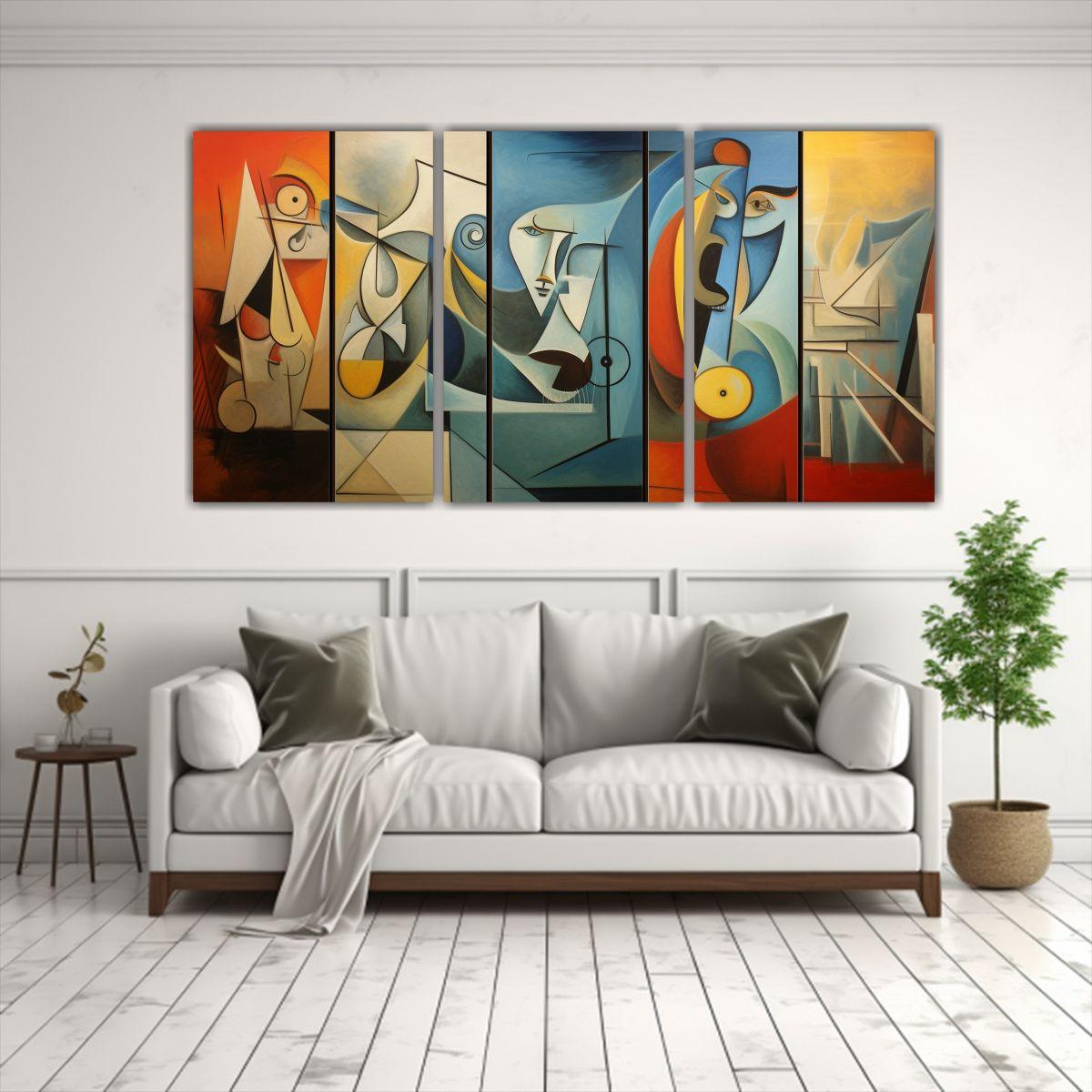 Cuadros Modernos Perspectiva Cuadros Picasso 240x120 Cm-2