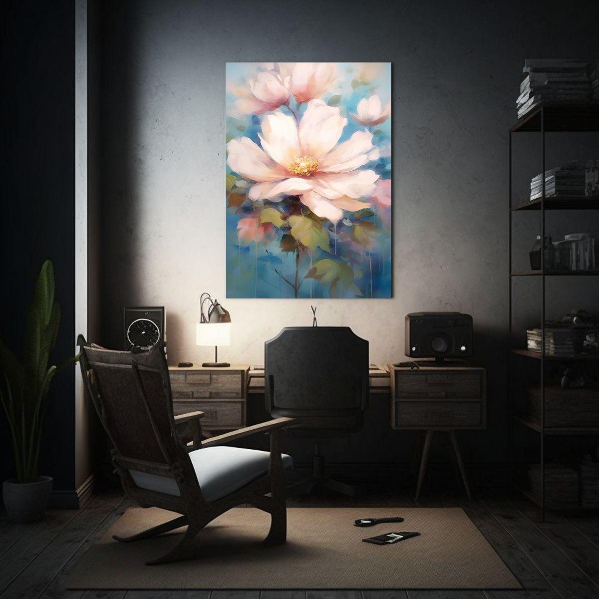 Flores Abstractas Con Tamaño Reducido Y Movimiento 40x60cm-2