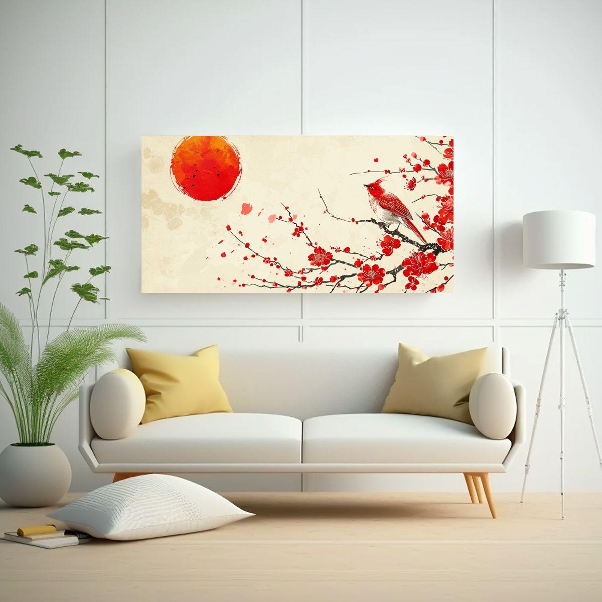 Lienzo Decoración Efecto Visual Diseño Gráfico  60x30cm-2