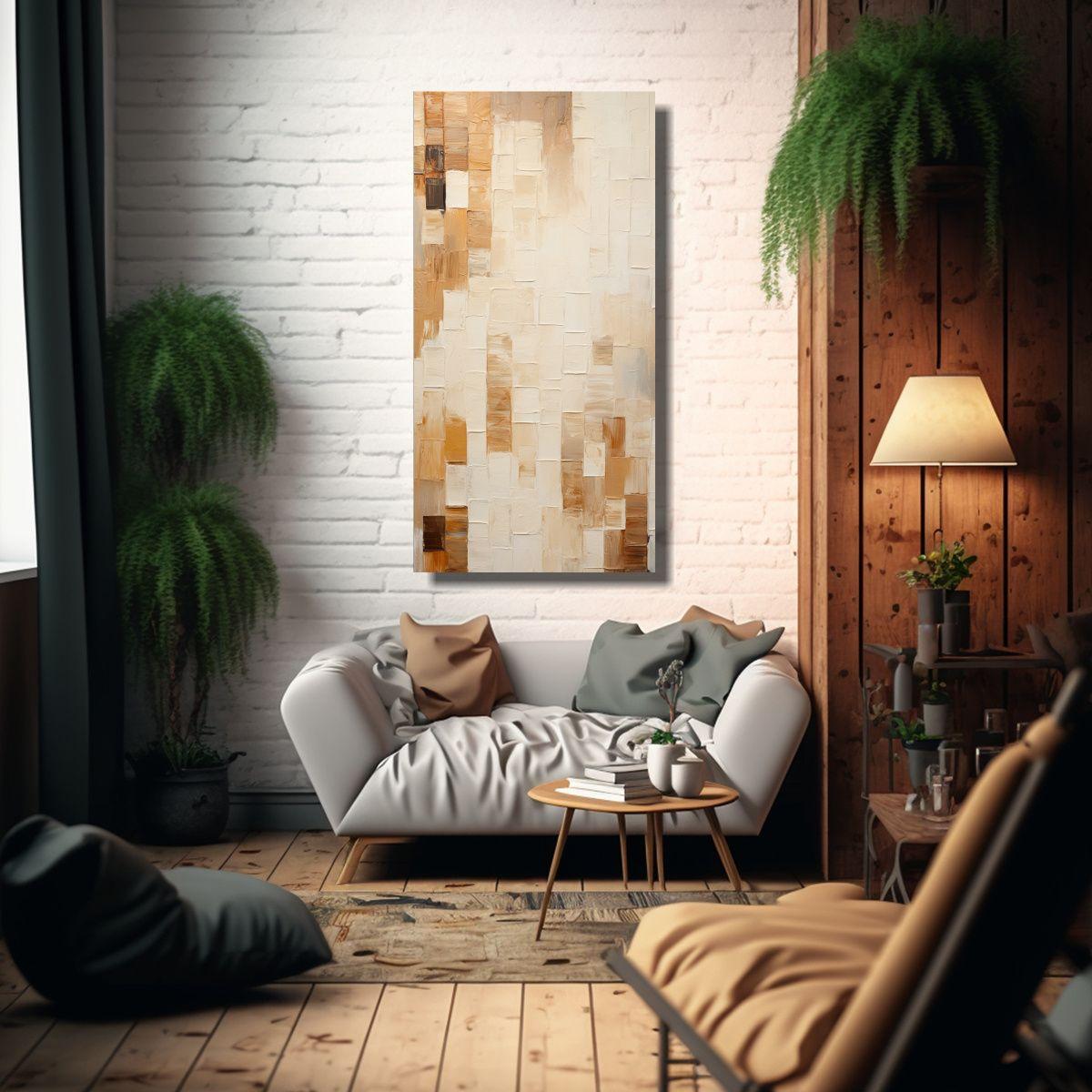Composición Moderna De Hogar Deco Con Azulejos 50x100cm-2