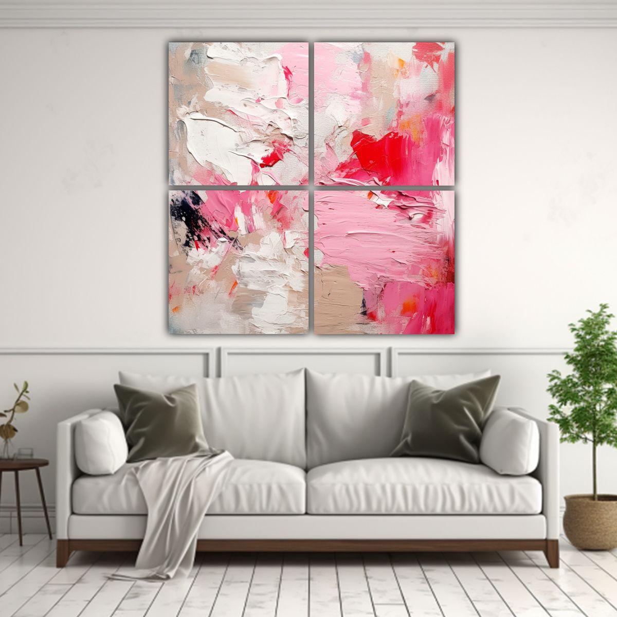 Lienzos Moderno Estilo Arte Abstracto 200x200 Cm-2