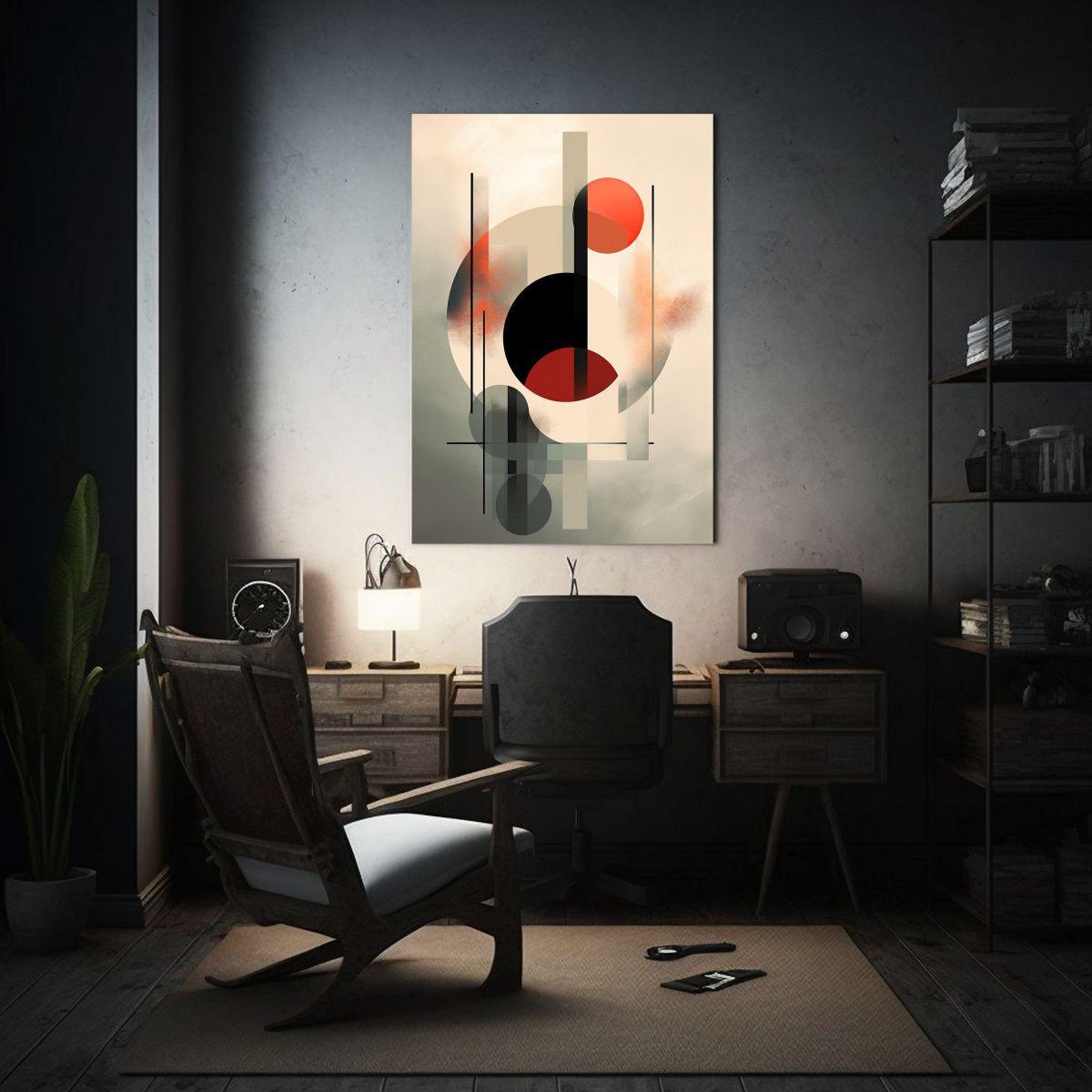 Pintura Decorativa Abstracta Luminosidad Conceptual 40x50cm-2