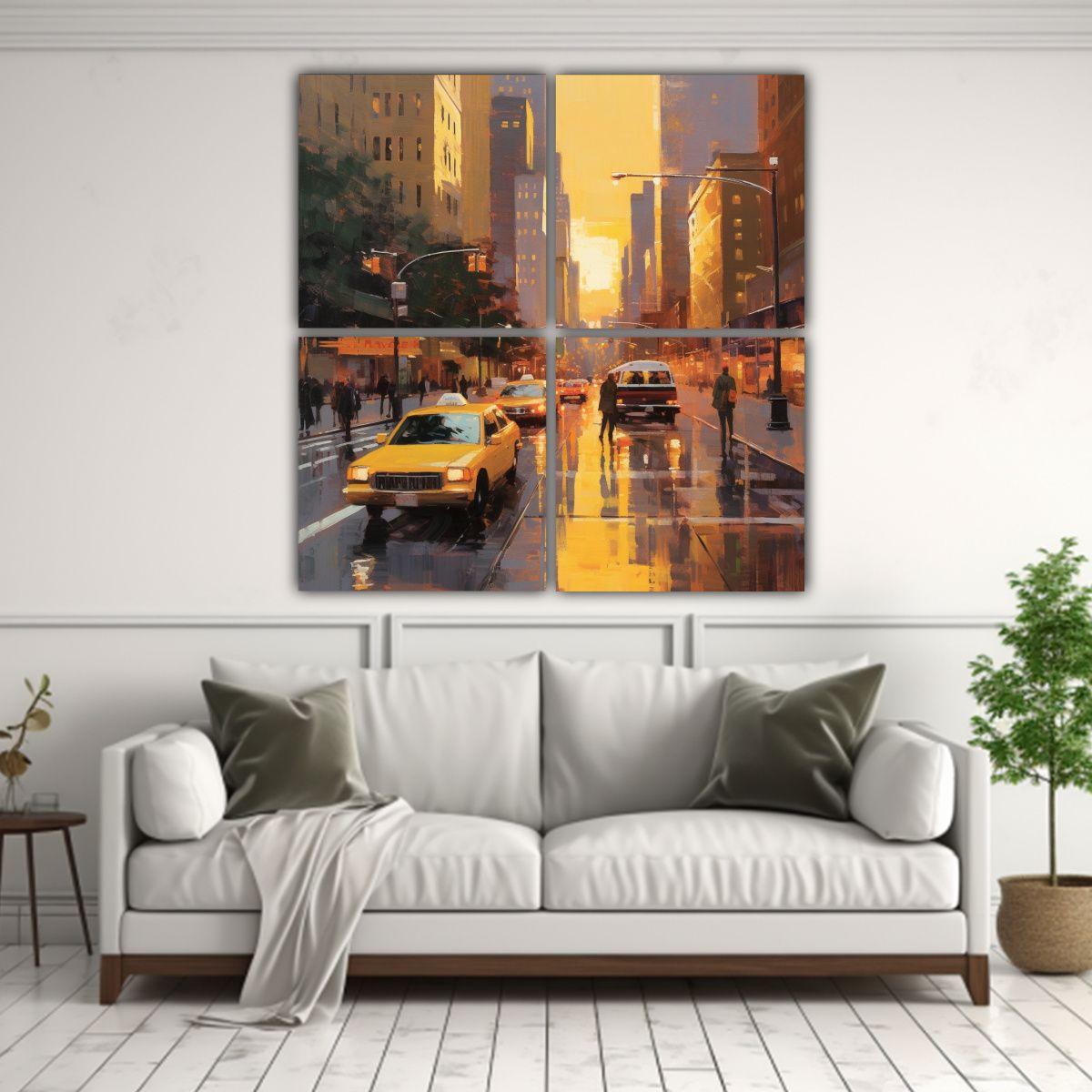 Cuadriptico Vintage Original De Una Animada 200x200 Cm-2