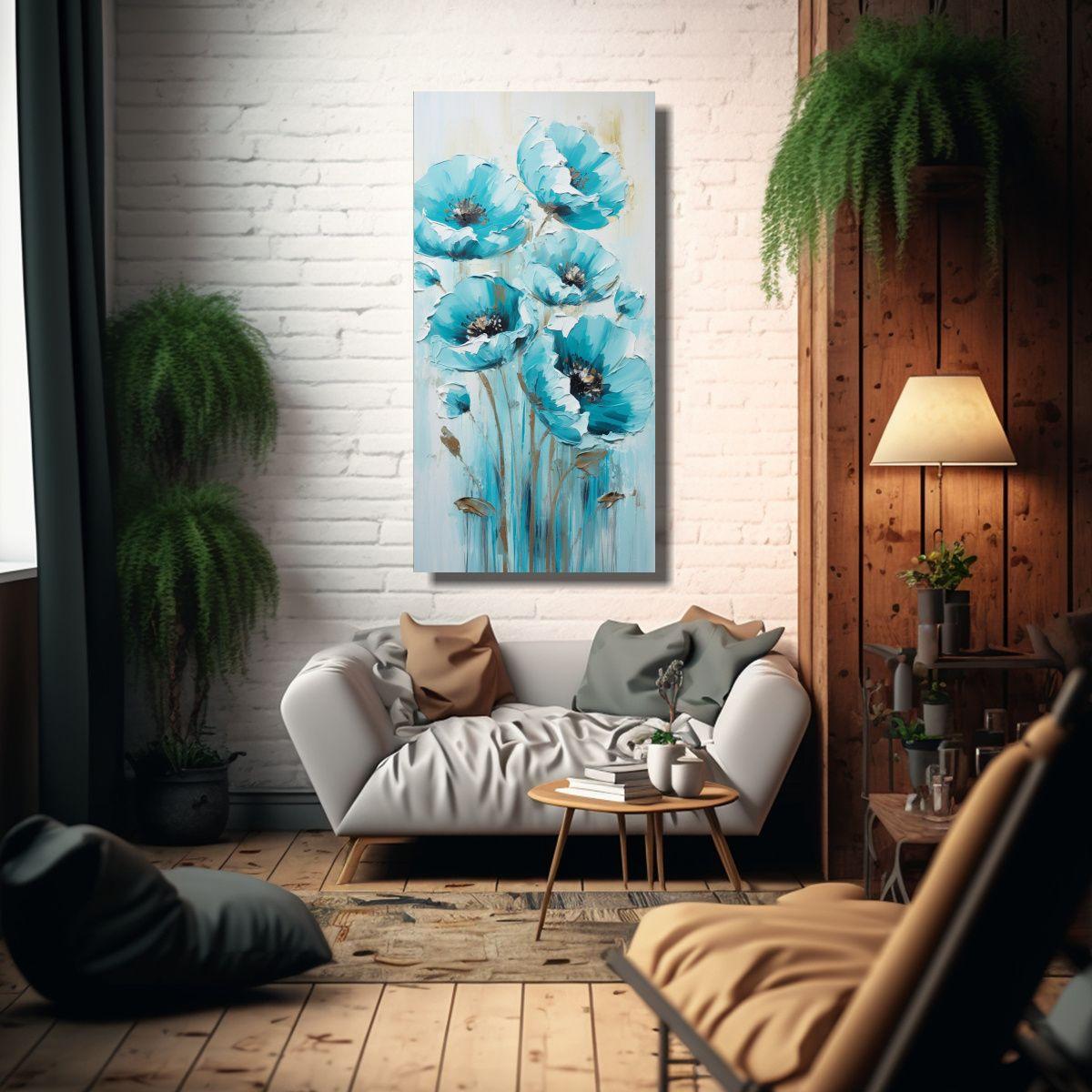 Pintura Lienzo Hermosos Detalles Intrincados 50x100cm-2