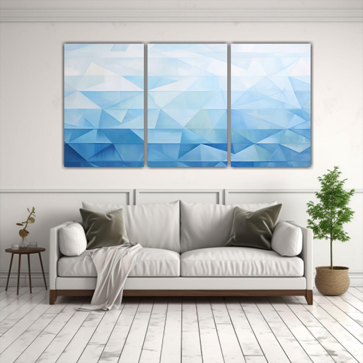 Cuadros Decorativos De Abstracción Geométrica 120x60 Cm-2
