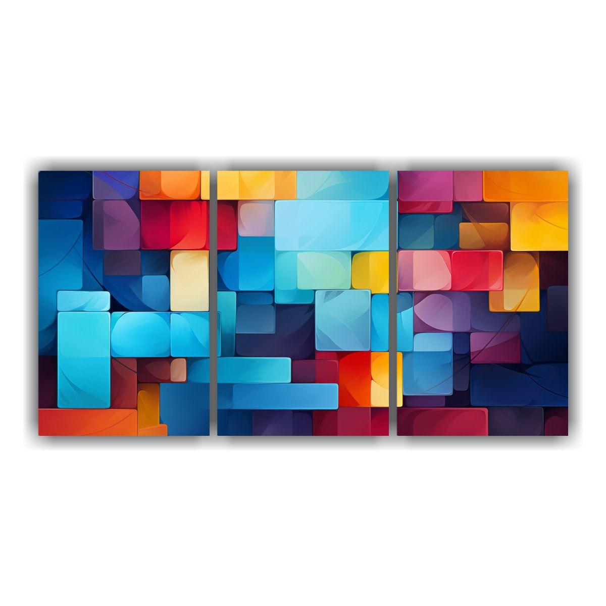 Pintura Abstracta Colorida Inspiración Visual 240x120 Cm-0