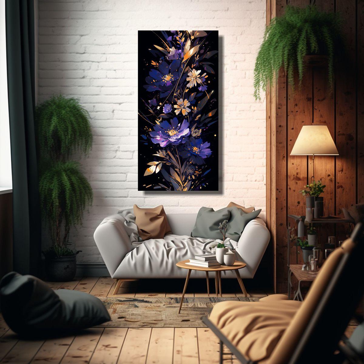 Pinturas De Decoración Con Atmósfera Neonoir 70x140cm-2