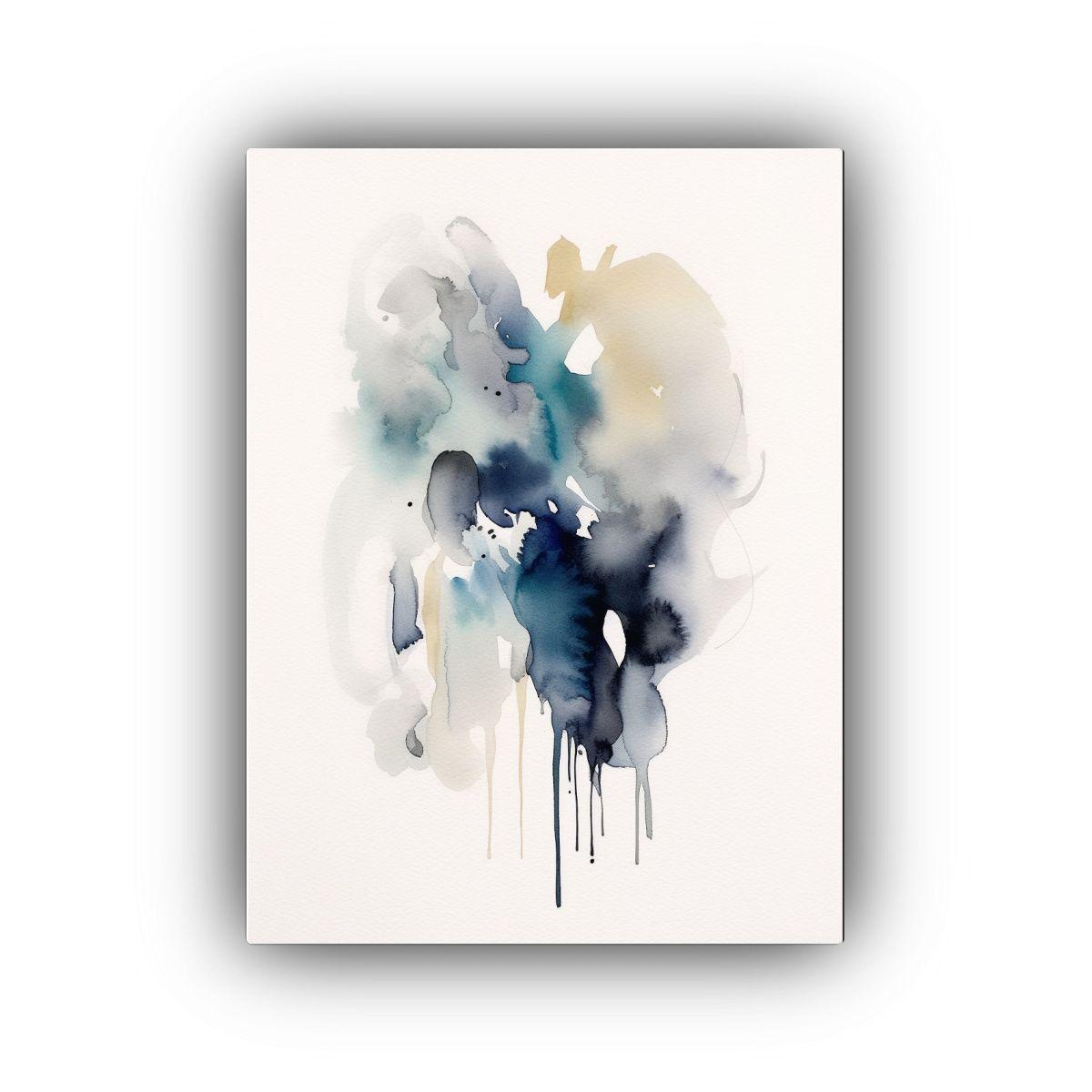 Arte De Pared Inspirador Urbano Pintura Acuarela 30x45cm-0
