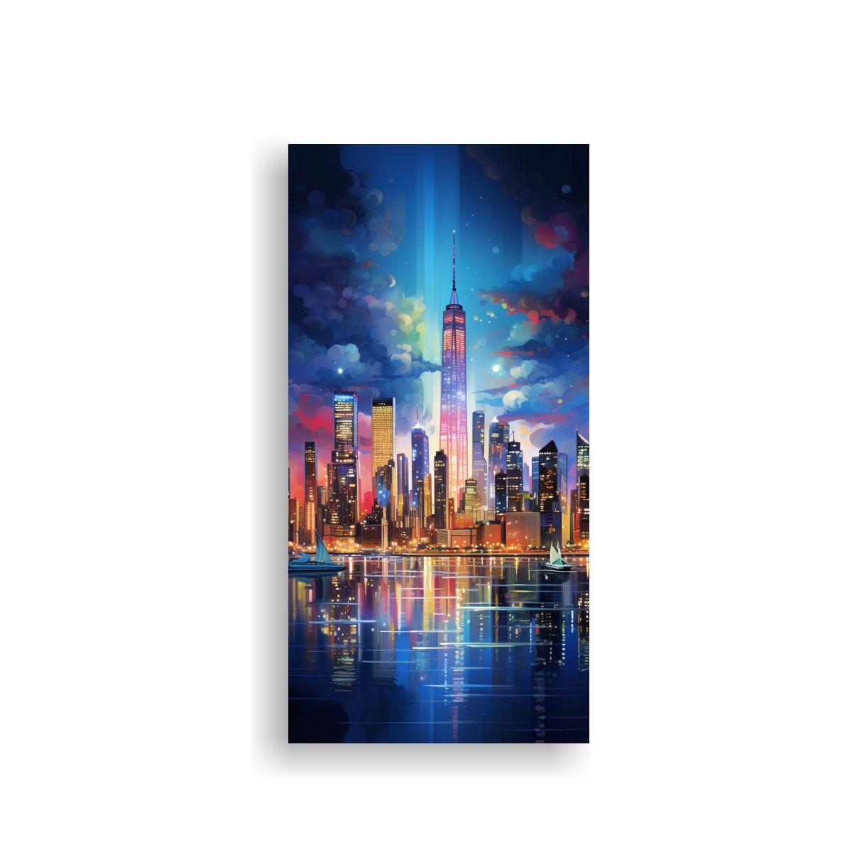 Pintura Decorativa Sublimada En Bastidor Con 70x140cm-0