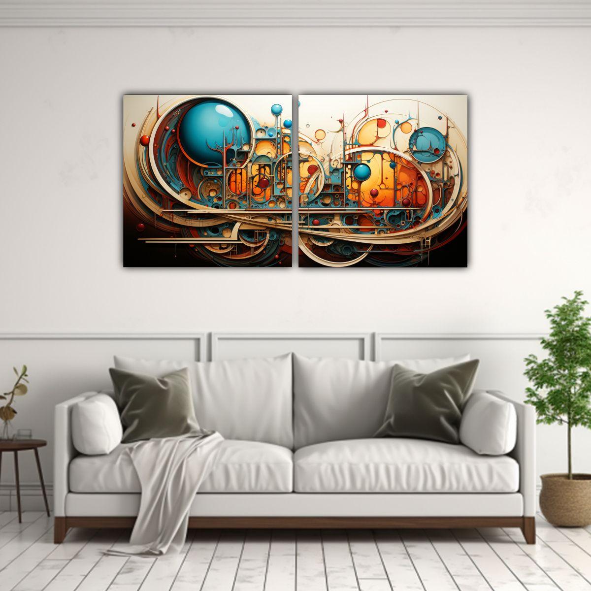 Pinturas Decorativas Modernas Con Vitalidad 160x80 Cm-2