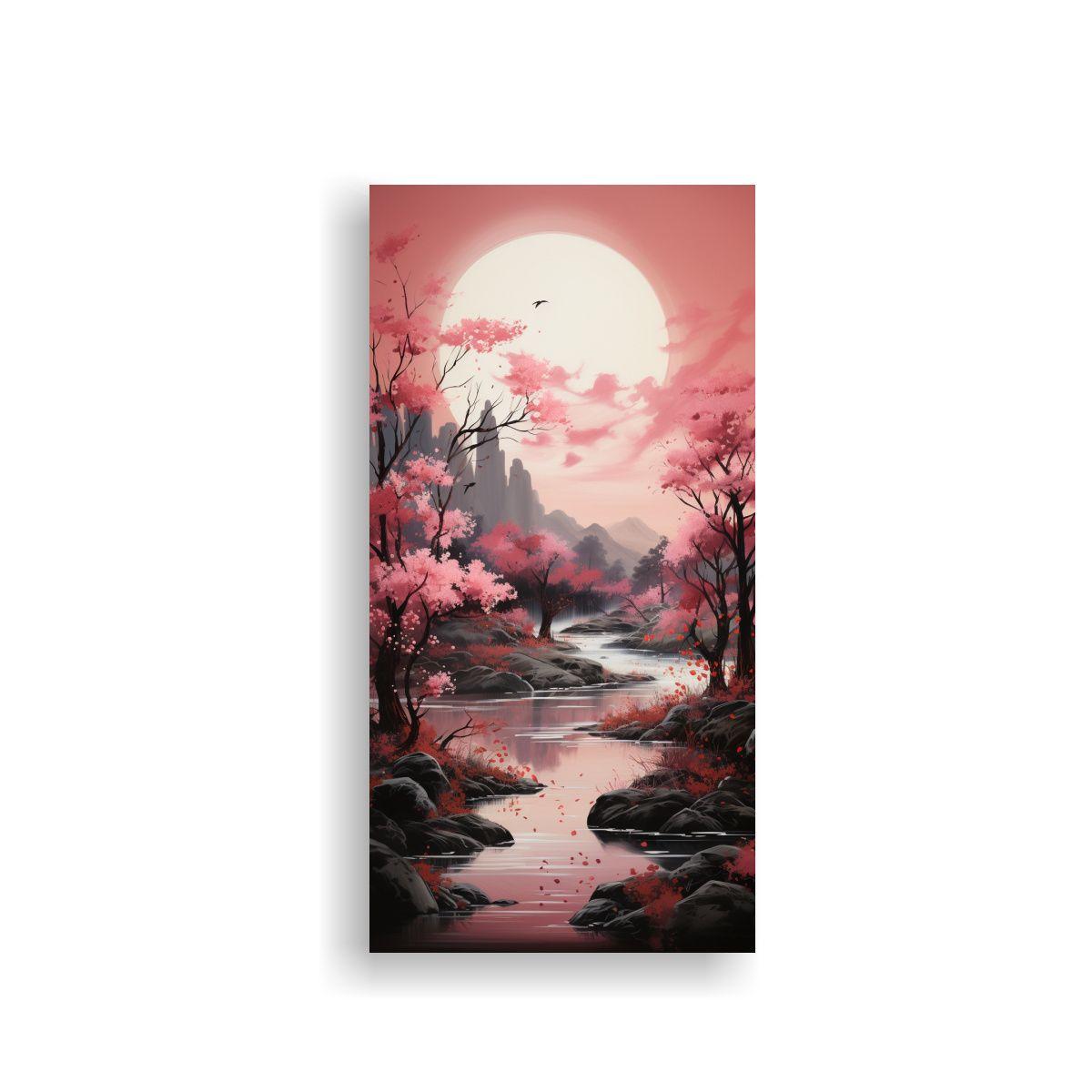 Cuadro De Inspiración Con Luna Cerca De Las 60x120cm-0