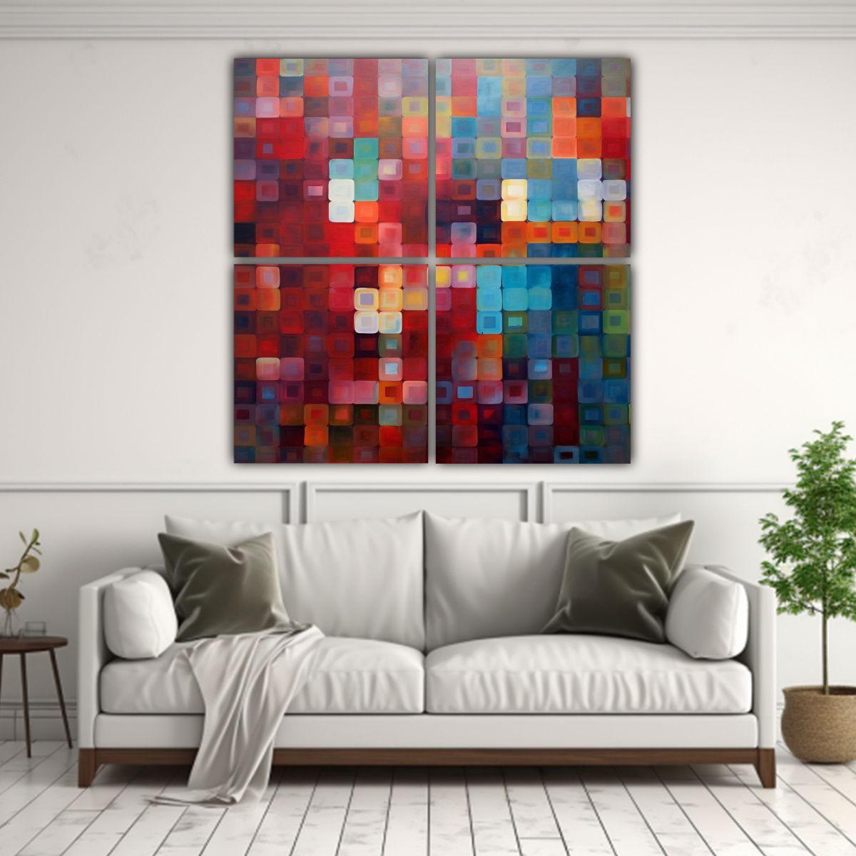 Cuadros Decoración Elegante Con Detallada 60x60 Cm-2