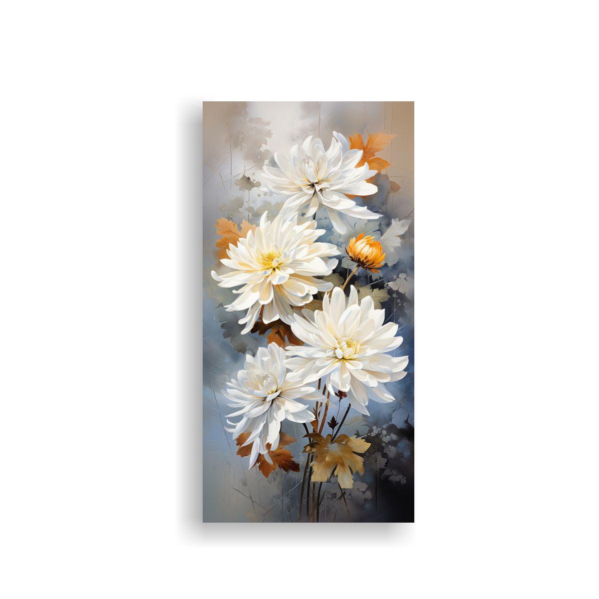 Pinturas Abstractas De Decoración De Flores 80x160cm-0