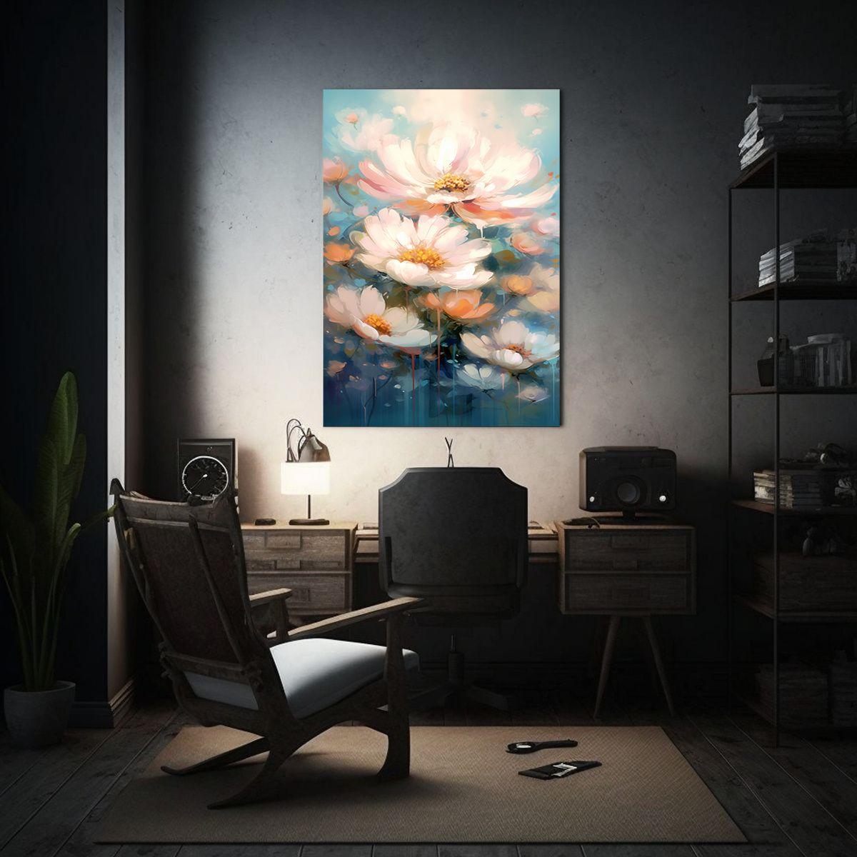 Cuadro Abstracto De Decoración Con Diseño 80x120cm-2