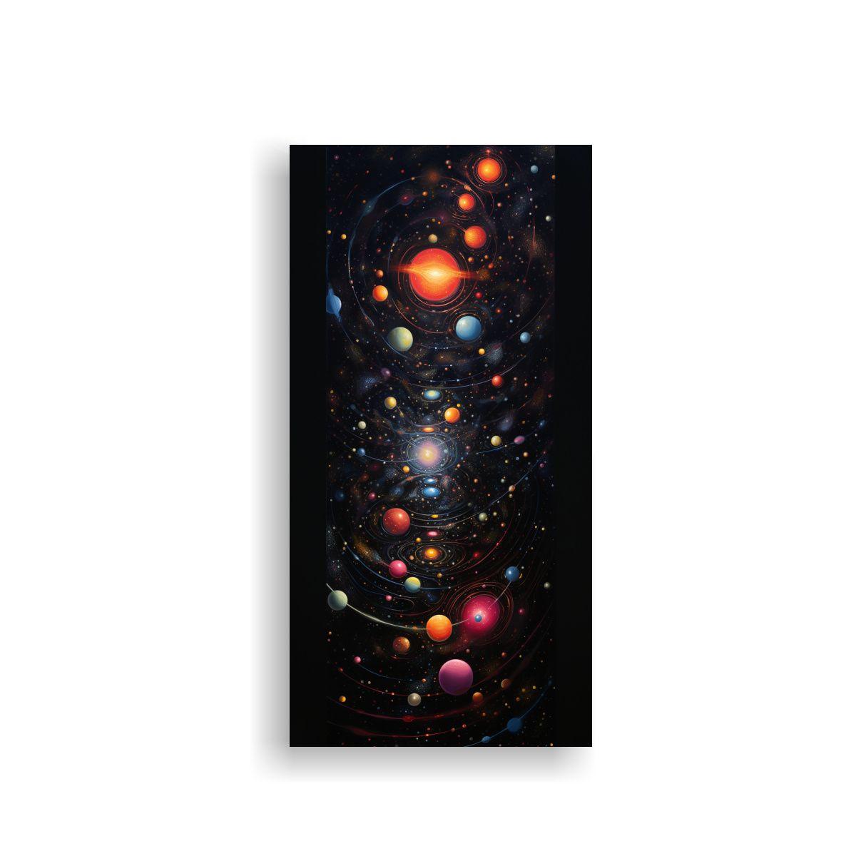 Lienzo De Tela Moderno Luminosa La Abstracción 30x60cm-0
