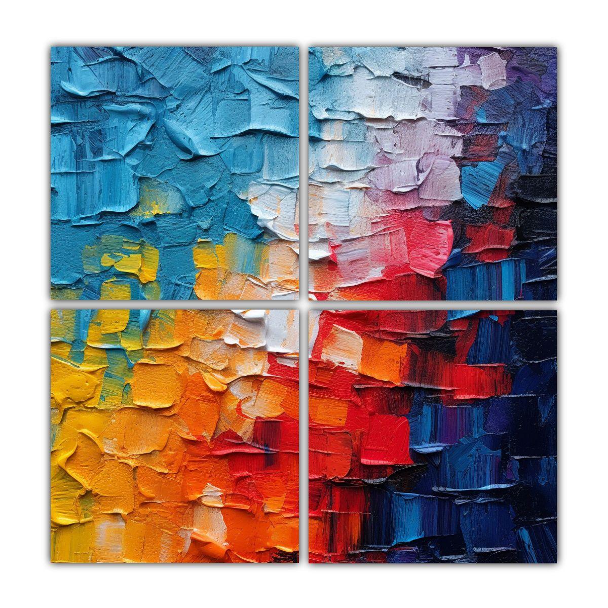 Pinturas Decorativas Abstractas De Armonía 200x200 Cm-0