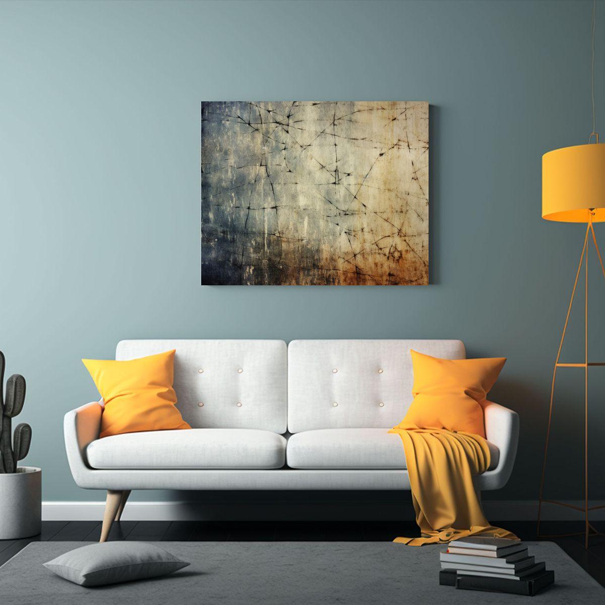 Pinturas Decorativas Con Textura De Fotografía Aleatoria Y  50x40cm-2