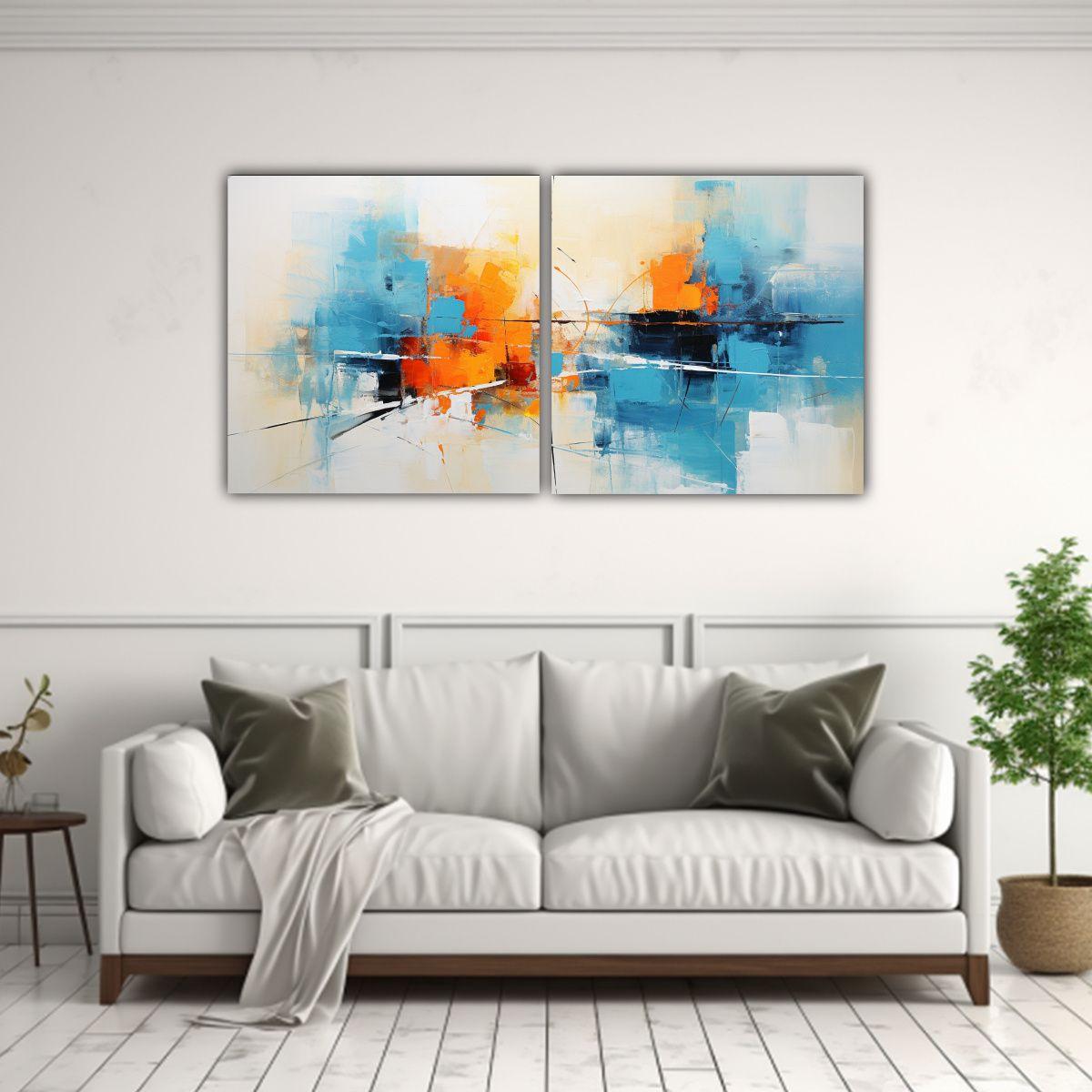 Pinturas Decorativas Innovadoras Con Tonos 160x80 Cm-2