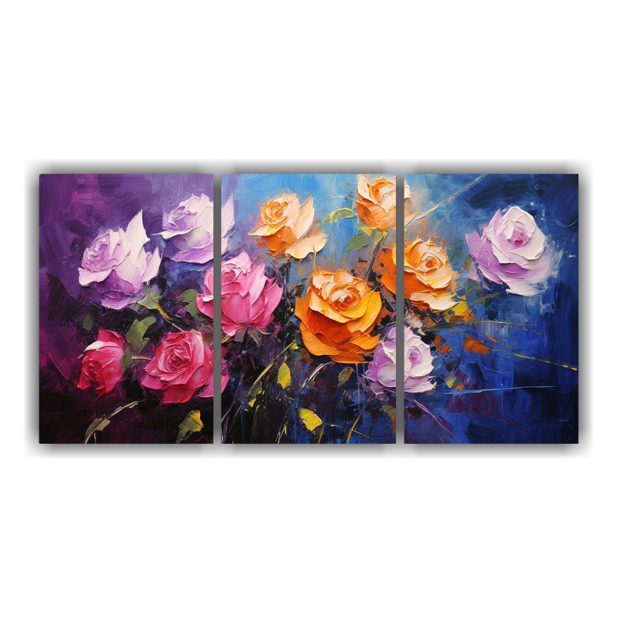 Conjunto 3 Lienzos Inspiración Simplicidad 150x75 Cm-0