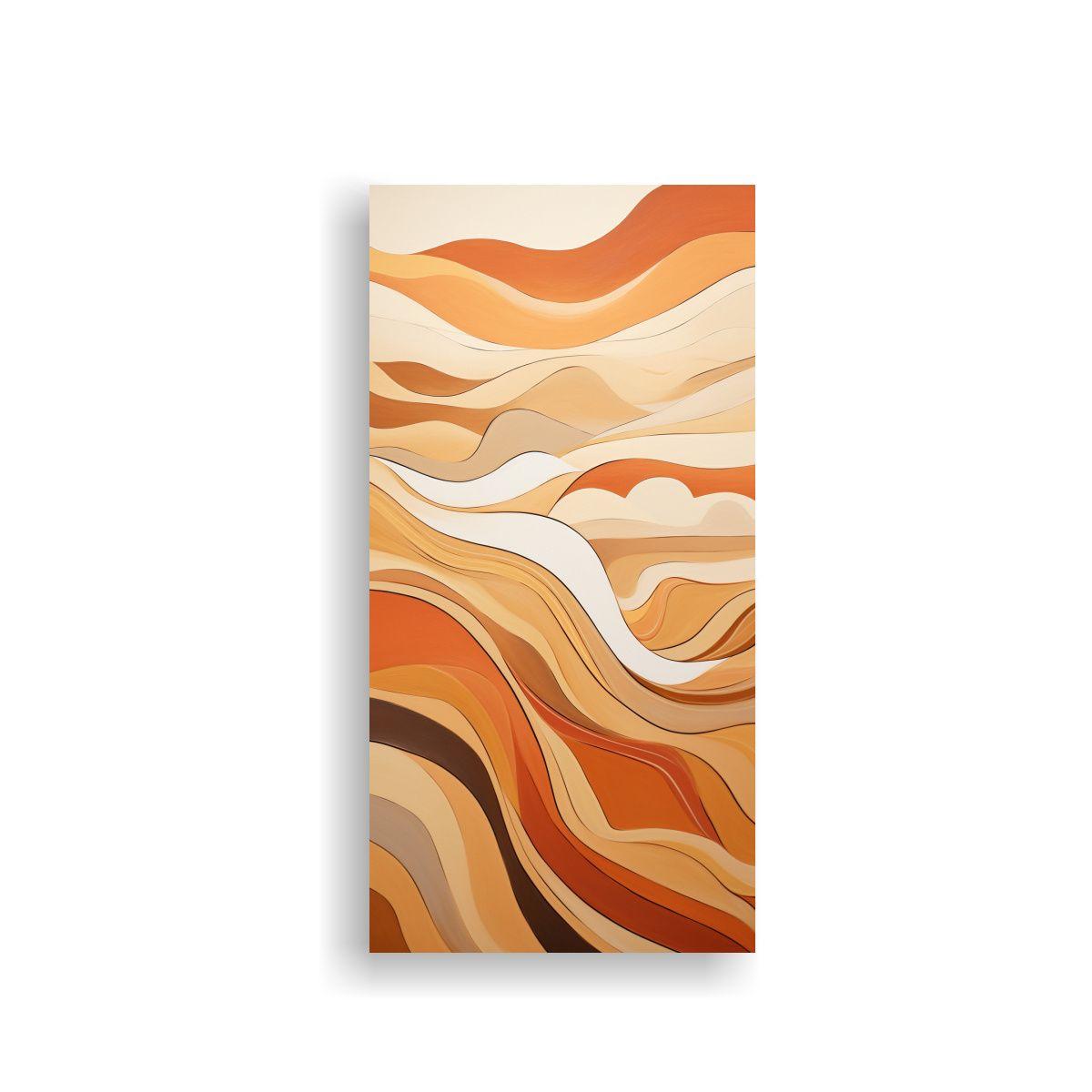 Pintura Decorativa De Lienzo Con Imagen Abstracta 30x60cm-0