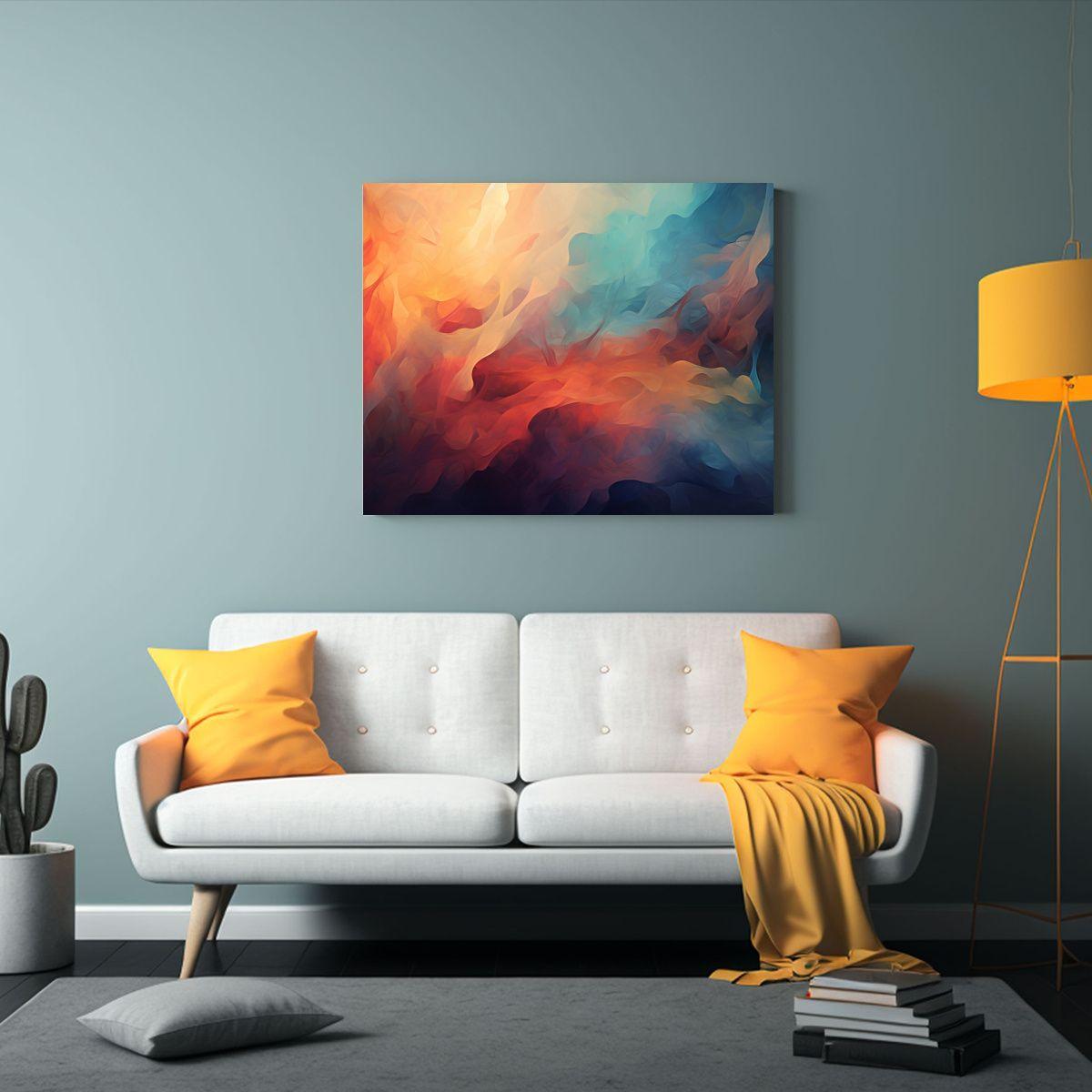 Pinturas Abstractas De Alta Calidad Para Decoración, Lienzo 45x30cm-2