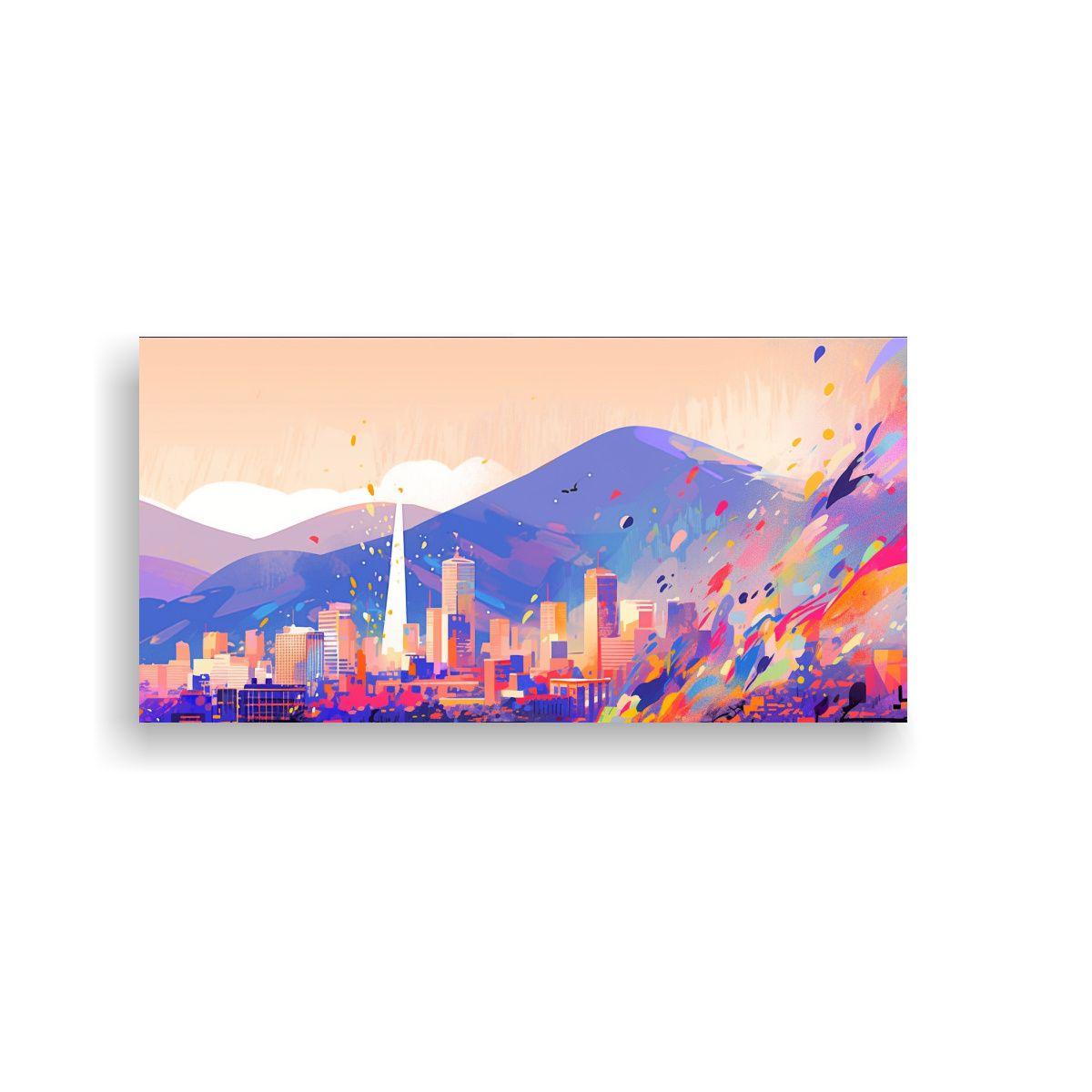 Pinturas Decorativas En Santiago De Chile En Color 100x50cm-0
